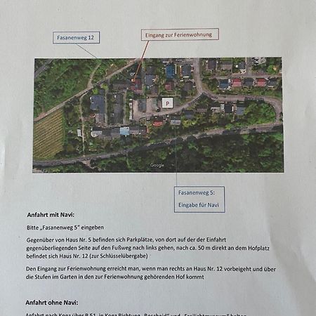 Ferienwohnung Lintz Konz Eksteriør billede