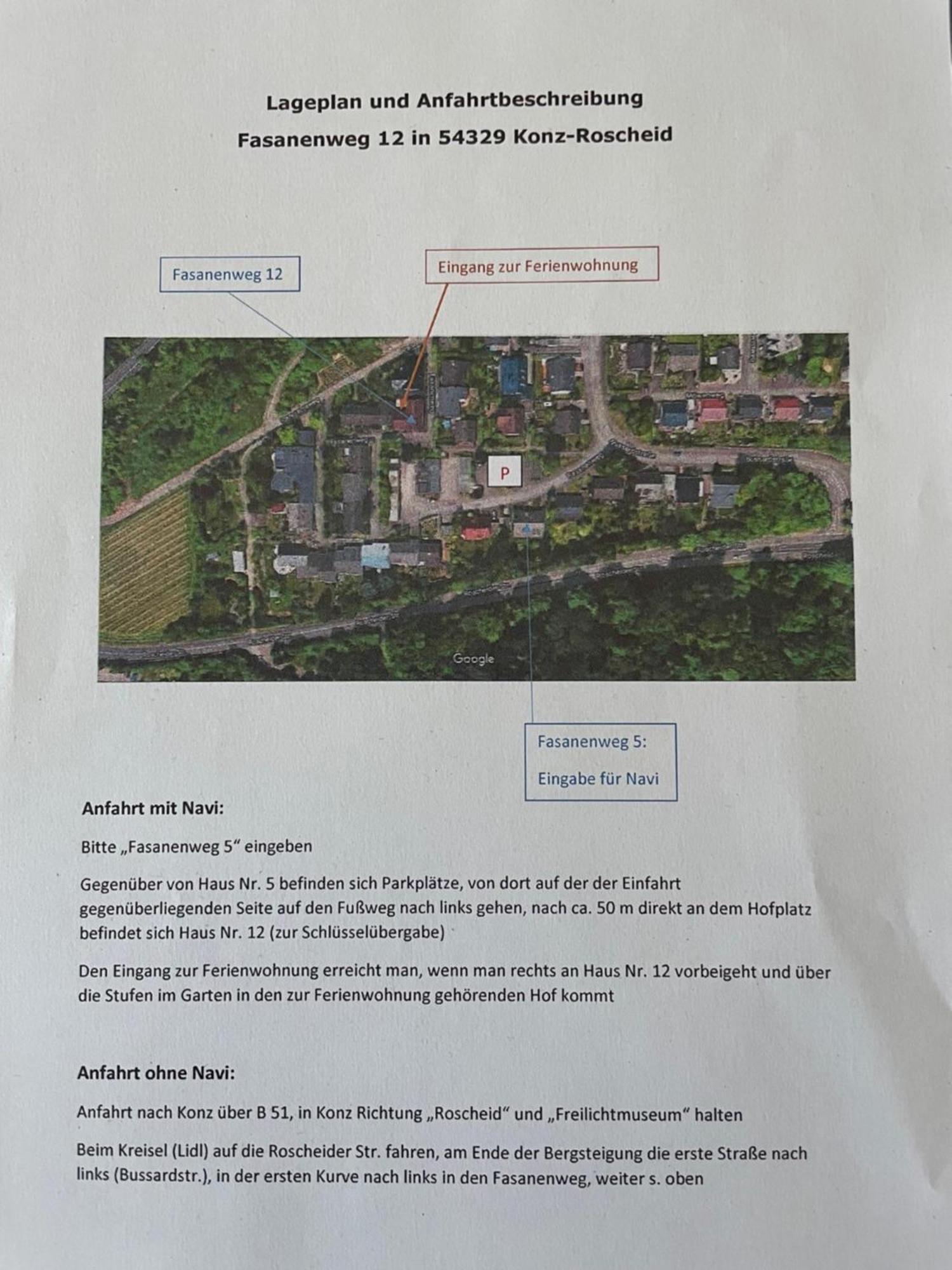 Ferienwohnung Lintz Konz Eksteriør billede